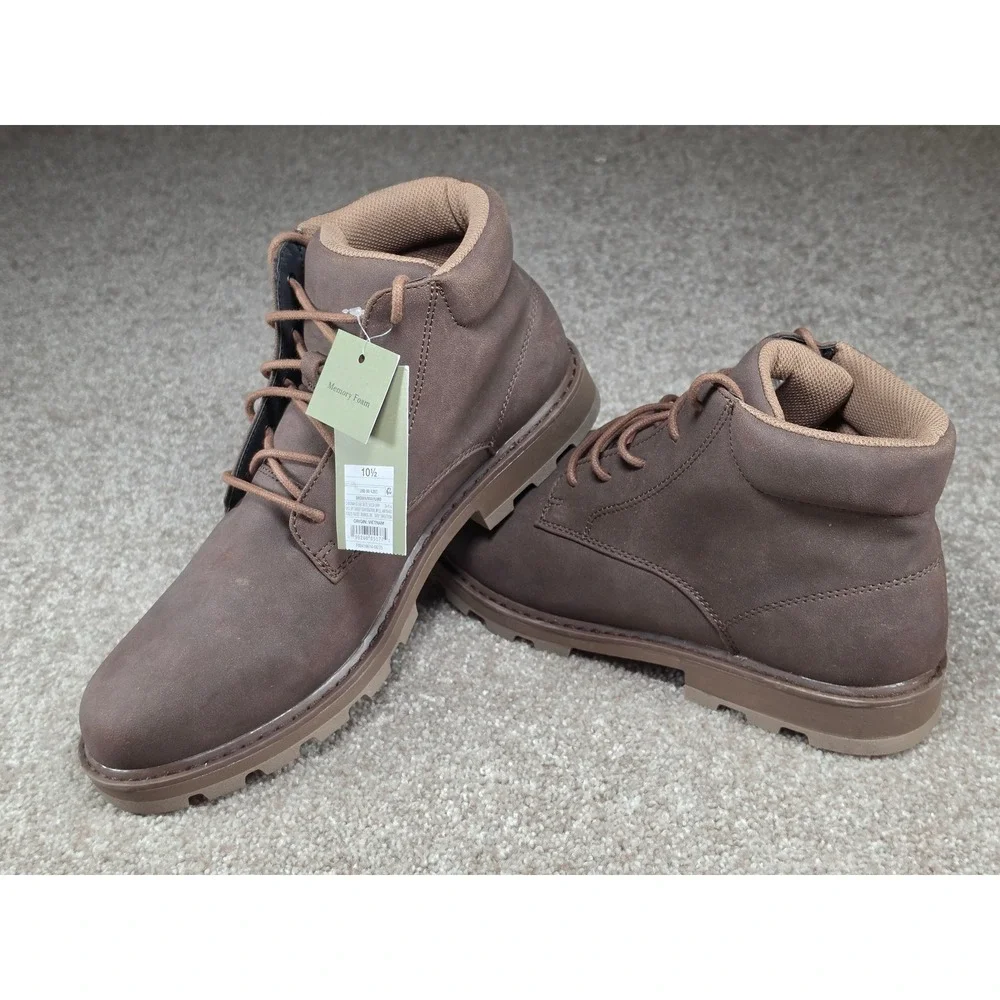 Goodfellow & Co Maynard Mens Brown Memory Foam Chukka Boots 10.5 New